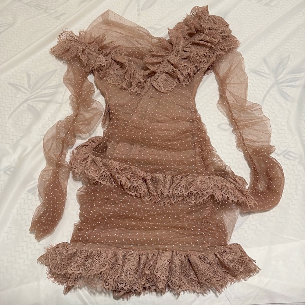 House of CB Mini Sorel Lace Dress